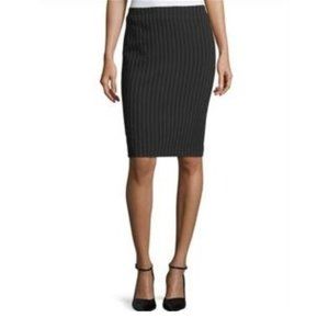 Armani Collezioni Virgin Wool Blend Mini Pencil Skirt
